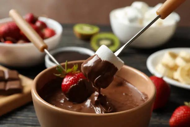 Fondues au chocolat