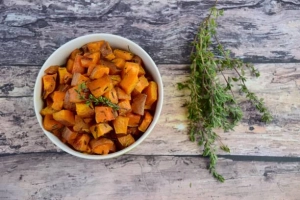 Sauté de patates douces