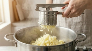 Étape 11: Passez les pommes de terre au presse-purée ou au ...