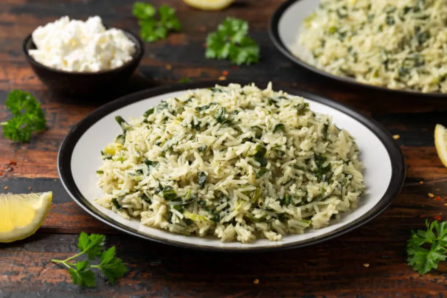 Spanakorizo - Riz Grec aux Épinards - Image 2
