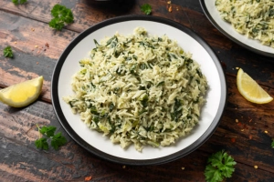 Spanakorizo - Riz Grec aux Épinards