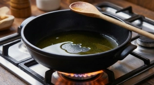 Étape 6: Faites chauffer généreusement l'huile d'olive da...