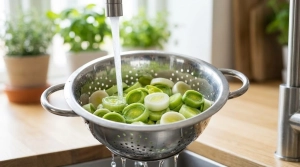 Étape 4: Placez les rondelles dans une passoire et rincez-l...