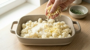 Étape 11: Parsemez l'emmental râpé sur toute la surface du...