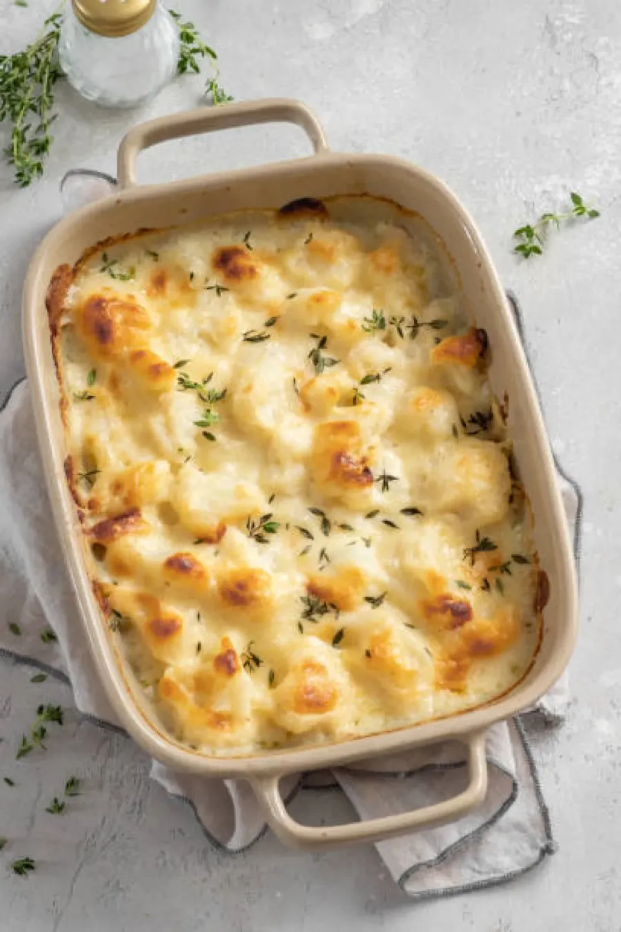 Gratin de chou-fleur à la béchamel et thym frais - Image 2