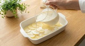 Étape 12: Versez un tiers du mélange crémeux sur la premi�...