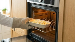 Étape 18: Enfournez le plat à mi-hauteur dans le four chaud...