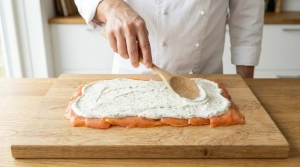 Étape 6: Étalez délicatement la préparation au fromage f...