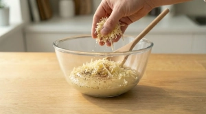 Étape 8: Ajoutez les 2/3 du Comté râpé, quelques tours d...