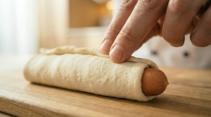 Étape 6: Soudez la fermeture de la pâte en pressant légè...