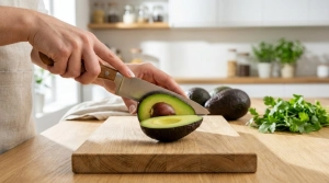 Étape 1: Coupez les avocats en deux dans le sens de la long...