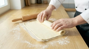Étape 12: Déroulez les pâtes feuilletées sur votre plan d...