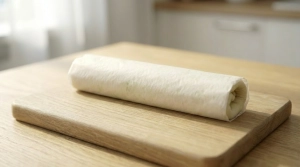 Étape 6: Emballez le boudin de pâte dans le papier sulfuri...
