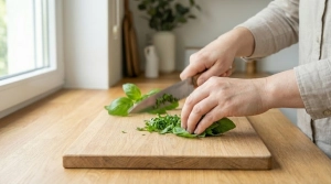 Étape 11: Lavez et séchez délicatement les feuilles de bas...