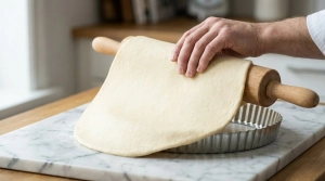 Étape 13: Enroulez la pâte autour du rouleau pour la dépos...