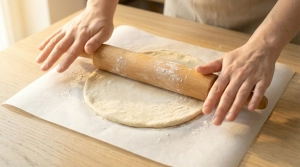 Étape 11: Étalez chaque pâton finement sur une feuille de ...