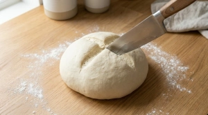 Étape 2: Pétrissez brièvement jusqu'à obtenir une boule ...