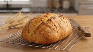 Étape 12: Une fois cuit, sortez le pain et laissez-le refroi...