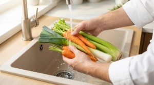 Étape 2: Lavez soigneusement tous les légumes à l'eau fro...