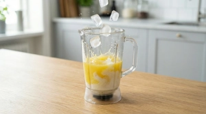 Étape 6: Incorporez les glaçons dans le blender. Soyez gé...