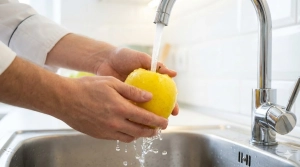 Étape 1: Lavez soigneusement la pomme à l'eau claire pour ...