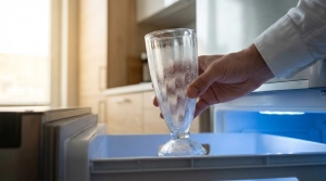 Étape 1: Placez votre verre au congélateur quelques minute...