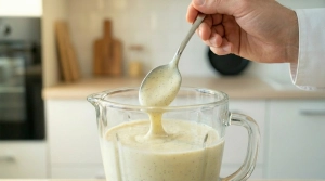 Étape 10: Vérifiez la consistance : le milkshake doit nappe...