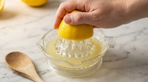 Étape 10: Coupez le premier citron en deux et pressez-le ent...