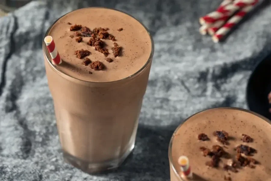 Milkshake chocolat intense