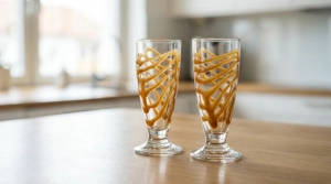 Étape 7: Réservez les verres décorés au frais le temps d...