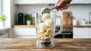 Étape 5: Ajoutez les boules de glace à la vanille par-dess...