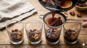 Étape 16: Filtrez le vin chaud à l'aide d'une passoire dire...