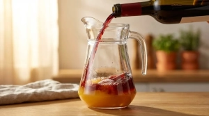 Étape 5: Dans une grande carafe transparente, versez le vin...