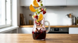 Étape 7: Incorporez délicatement tous les fruits préparé...