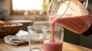 Étape 10: Versez délicatement le smoothie dans les verres d...