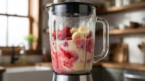 Étape 7: Mixez d'abord à vitesse lente pour briser les gla...