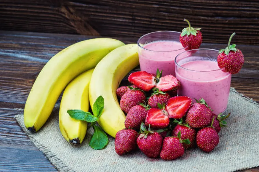 Smoothie fraise-banane