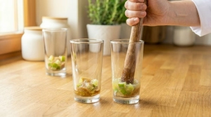 Étape 4: Écrasez fermement le tout avec le pilon pour extr...