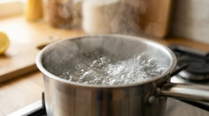Étape 3: Faites chauffer l'eau dans une casserole jusqu'à ...
