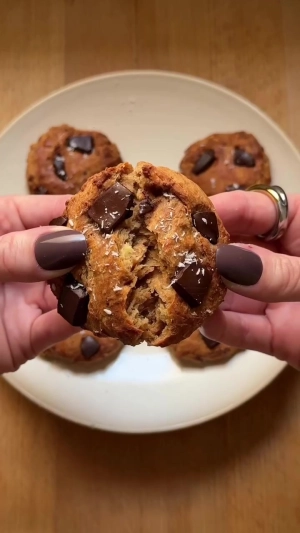 Cookies express banane et cacahuète