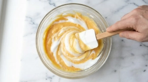 Étape 7: Montez les blancs en neige ferme. Lorsqu'ils comme...