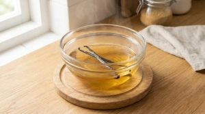 Étape 3: Retirez la casserole du feu. Transvasez le sirop d...