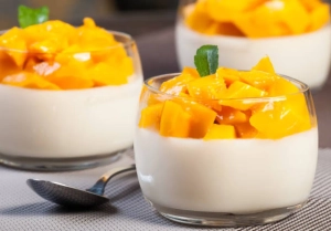 Panna cotta à la mangue
