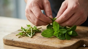 Étape 20: Effeuillez les branches de menthe fraîche....