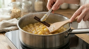 Étape 6: Une fois la cuisson terminée, retirez la gousse d...