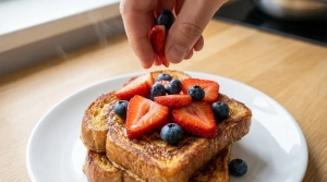 Étape 10: Répartissez généreusement les morceaux de frais...