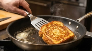 Étape 8: Retournez les tranches à l'aide de la spatule et ...