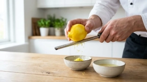 Étape 1: Lavez soigneusement les citrons, puis prélevez fi...