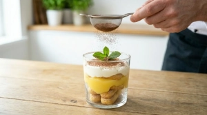 Étape 13: Juste avant de servir, saupoudrez un voile léger ...