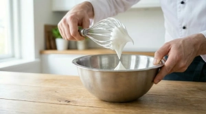 Étape 6: Montez les blancs en neige bien fermes à l'aide d...